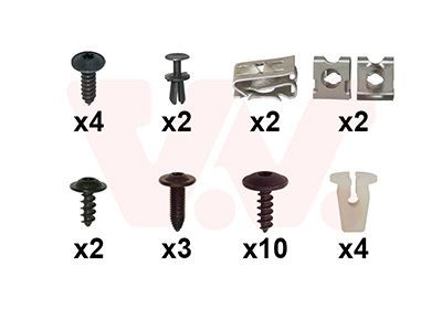 VAN WEZEL Mounting Kit, bumper Article number: 4908794 cheaply