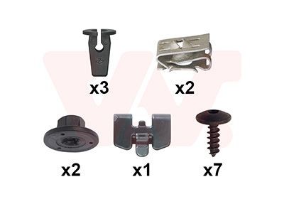 VAN WEZEL Mounting Kit, mud guard Article number: 5766796 cheaply