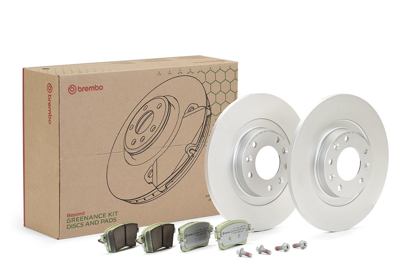 BREMBO Brake discs and pads set Article number: KT 10 050 cheaply