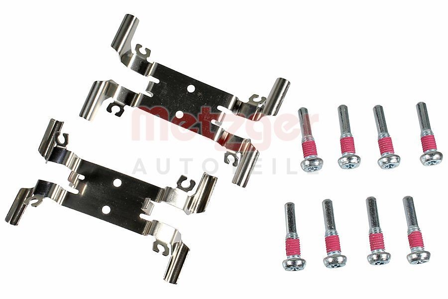 METZGER 109-0207 Monteringssæt til bremseklodser MODEL Y Long Range Baghjulstrukket 351 HK EL