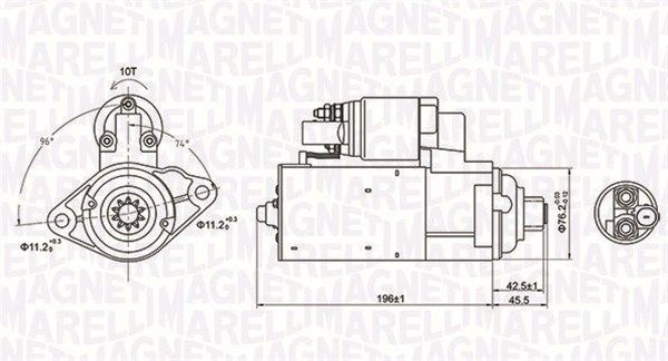 MAGNETI MARELLI Door Handle Article number: 350105052900 cheaply