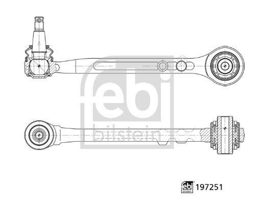 FEBI BILSTEIN Suspension arm Article number: 197251 cheaply