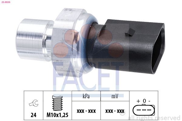 FACET Air conditioning pressure switch Article number: 25.0026 cheaply
