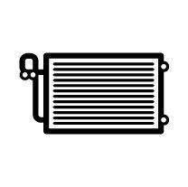 NRF Air conditioning condenser Article number: 350668 cheaply