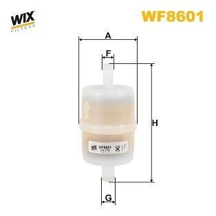 WIX FILTERS Fuel filter Article number: WF8601 cheaply