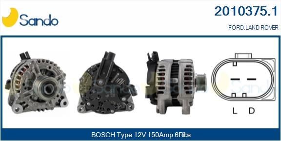 SANDO Air conditioning compressor Article number: SAC71140.1 cheaply