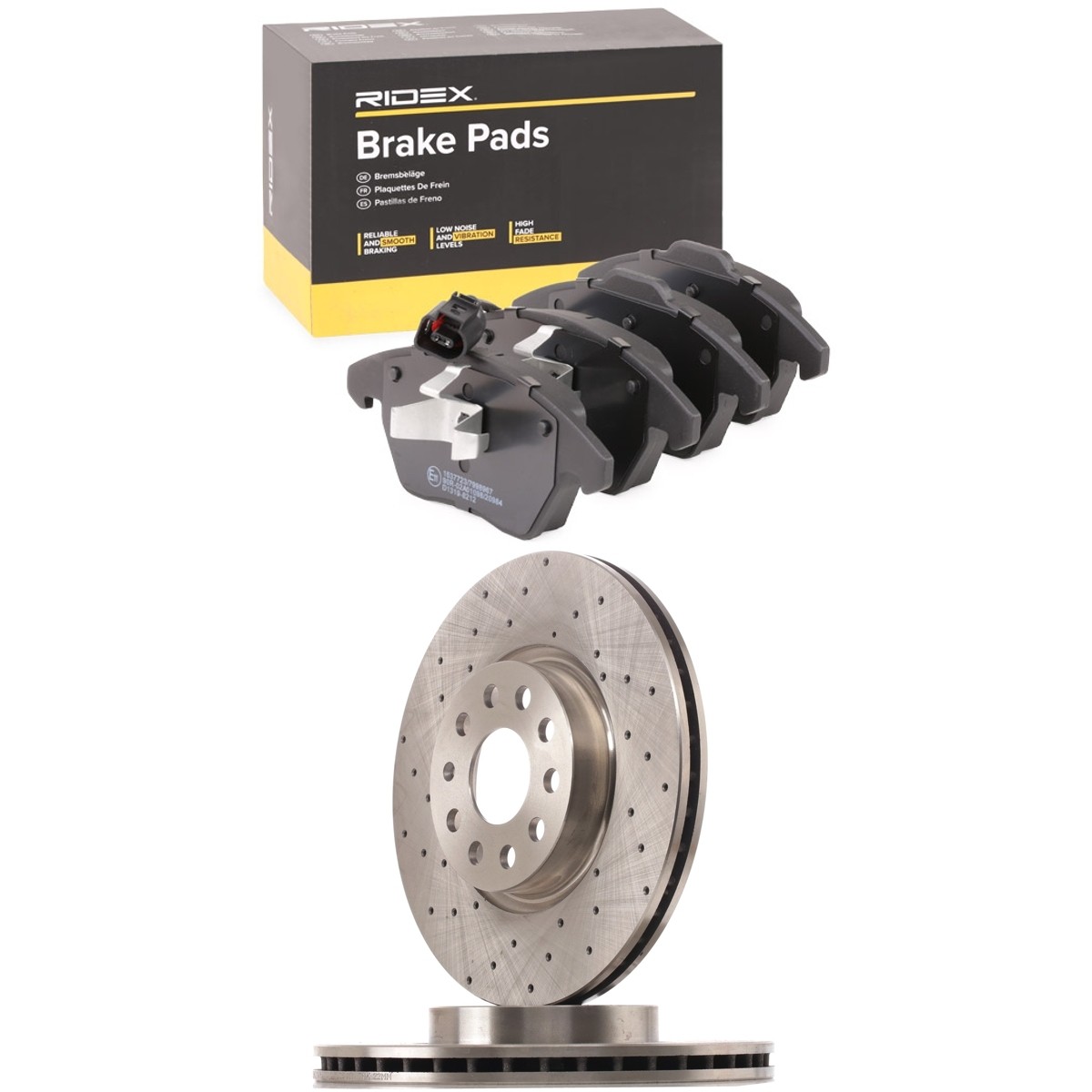 RIDEX Brake discs and pads set Article number: 3405B3419 cheaply