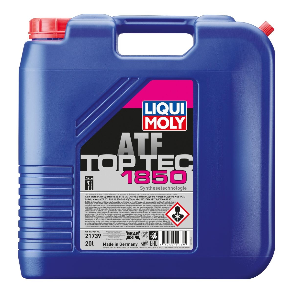 LIQUI MOLY Automatic transmission fluid Article number: 21739 cheaply