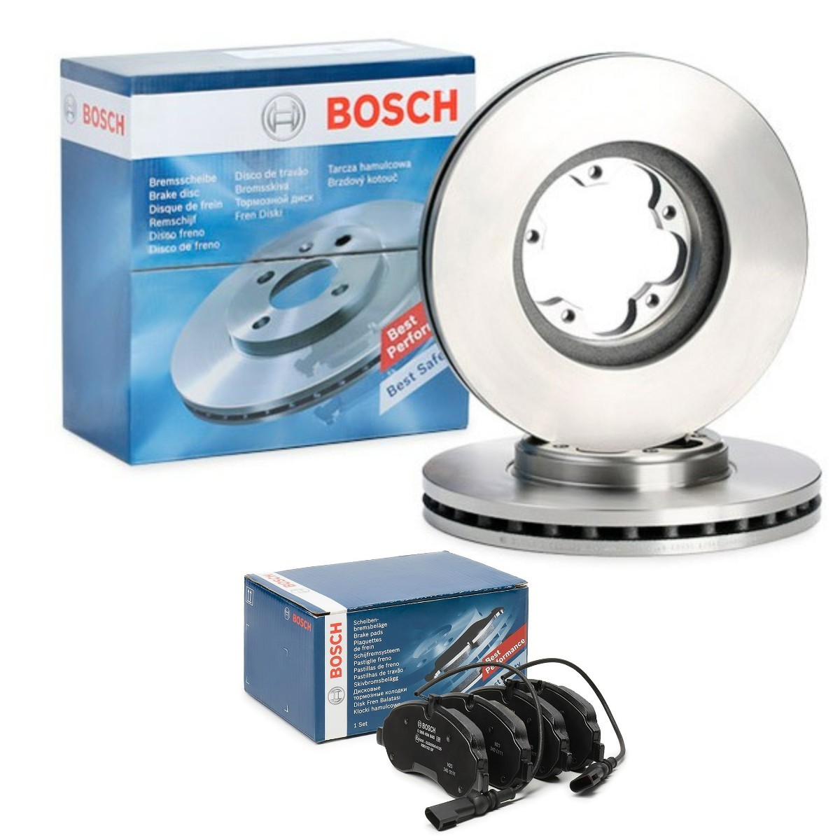 BOSCH Brake discs and pads set Article number: BSH3405N0177 cheaply