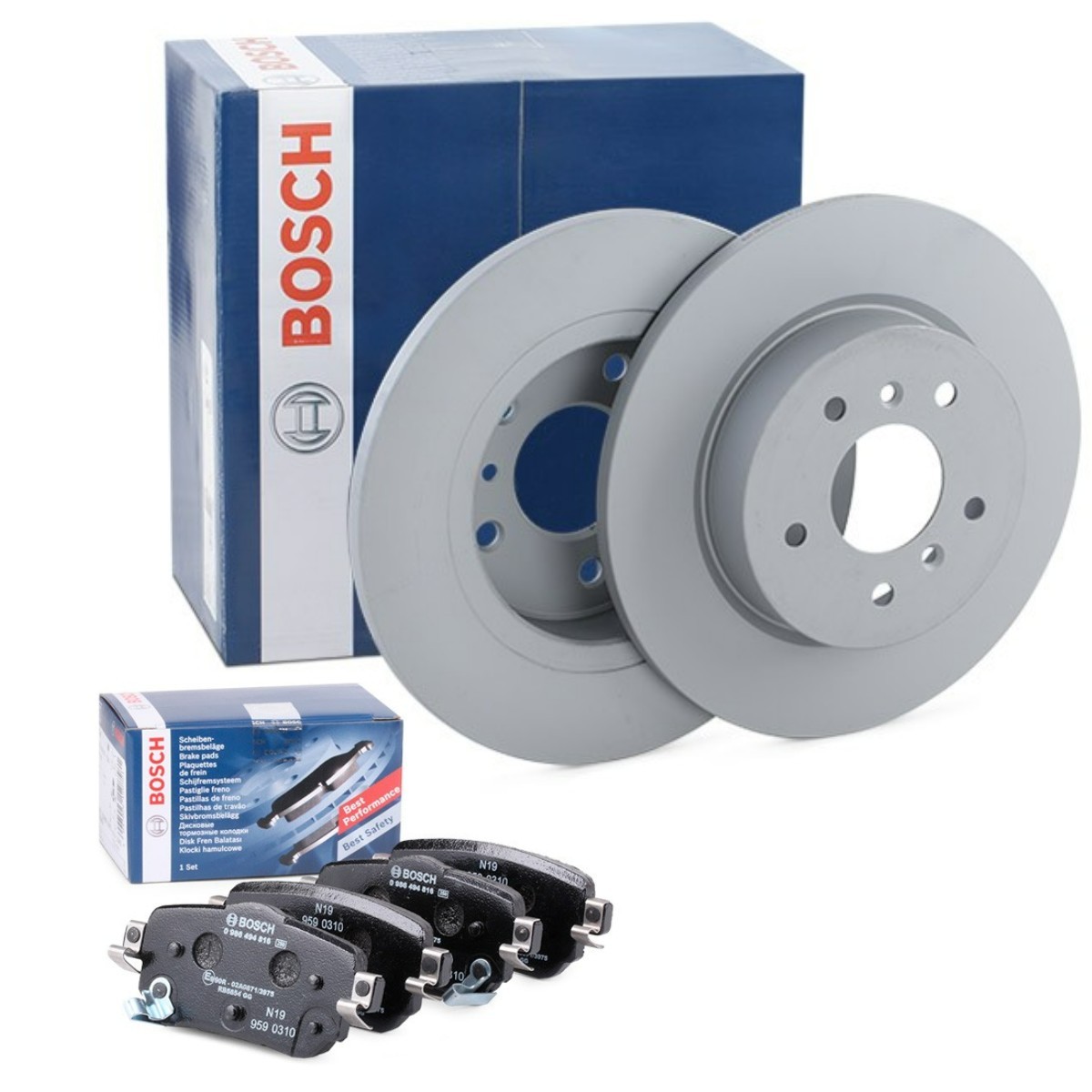 BOSCH Brake discs and pads set Article number: BSH3405N0193 cheaply
