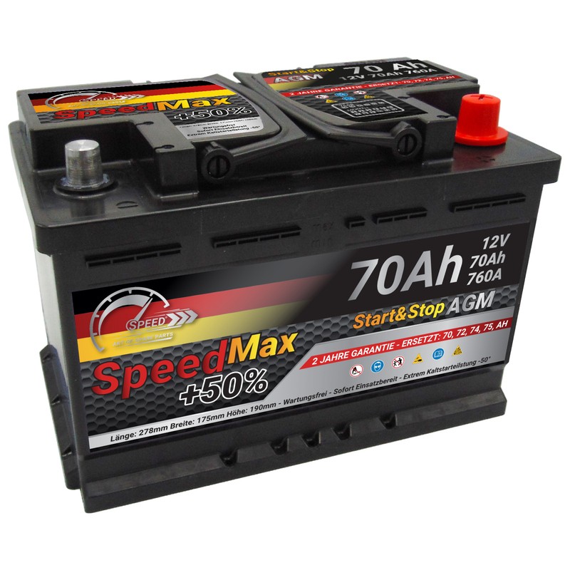 SPEED Battery Article number: SPEEL370AGMMAX cheaply