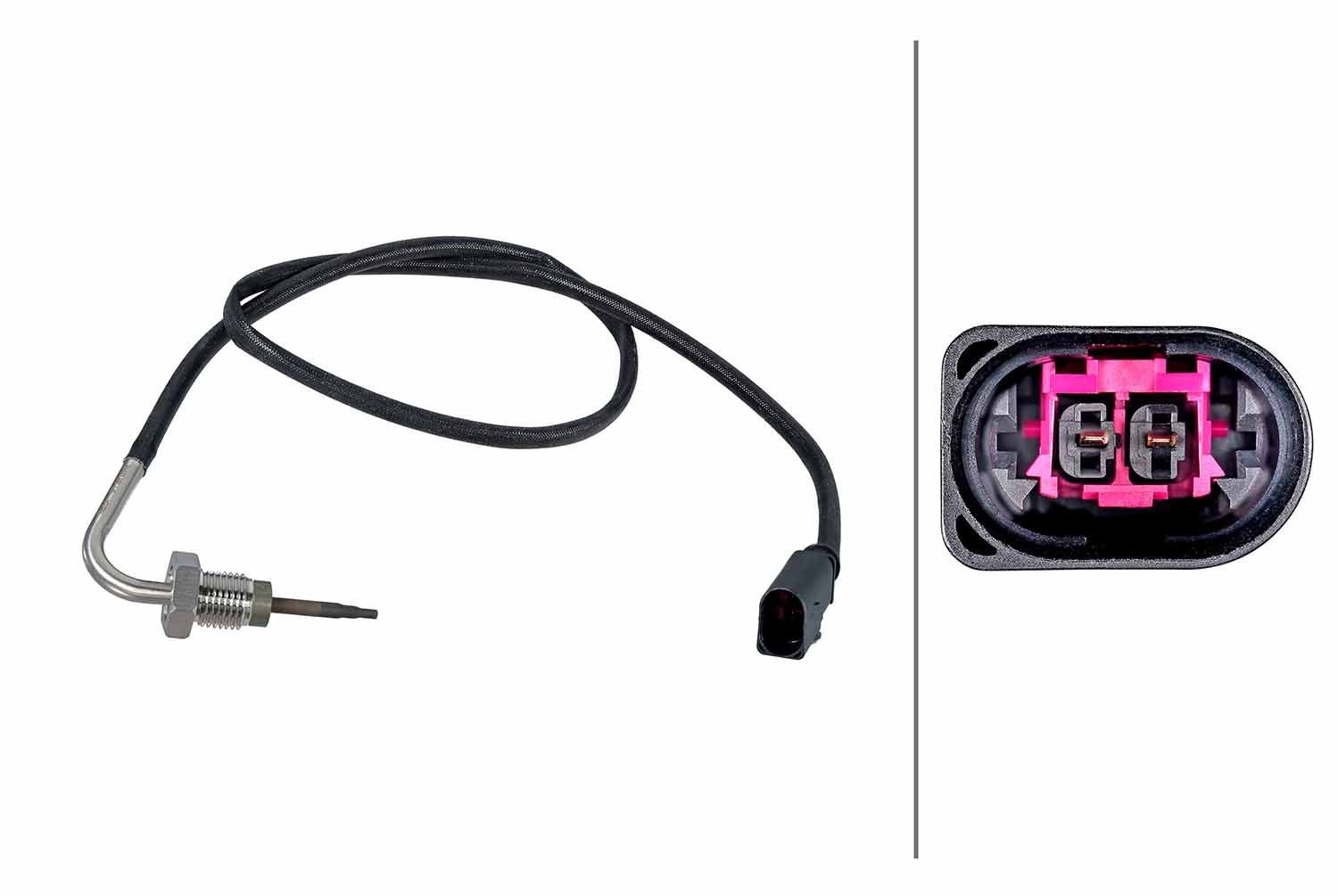 HELLA Sensor, exhaust gas temperature Article number: 6PT 358 226-451 cheaply