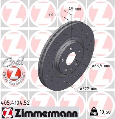ZIMMERMANN Piduriketas Artikli number: 405.4104.52 soodsalt