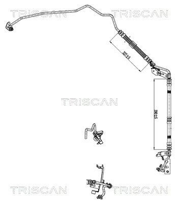 TRISCAN Hydraulic Hose, steering system Article number: 8516 16005 cheaply
