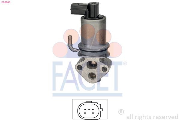 FACET EGR-klapp Artikli number: 23.0040 soodsalt