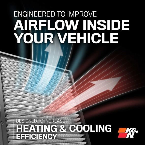 K&N Filters Pollen filter Article number: DVF5041 cheaply