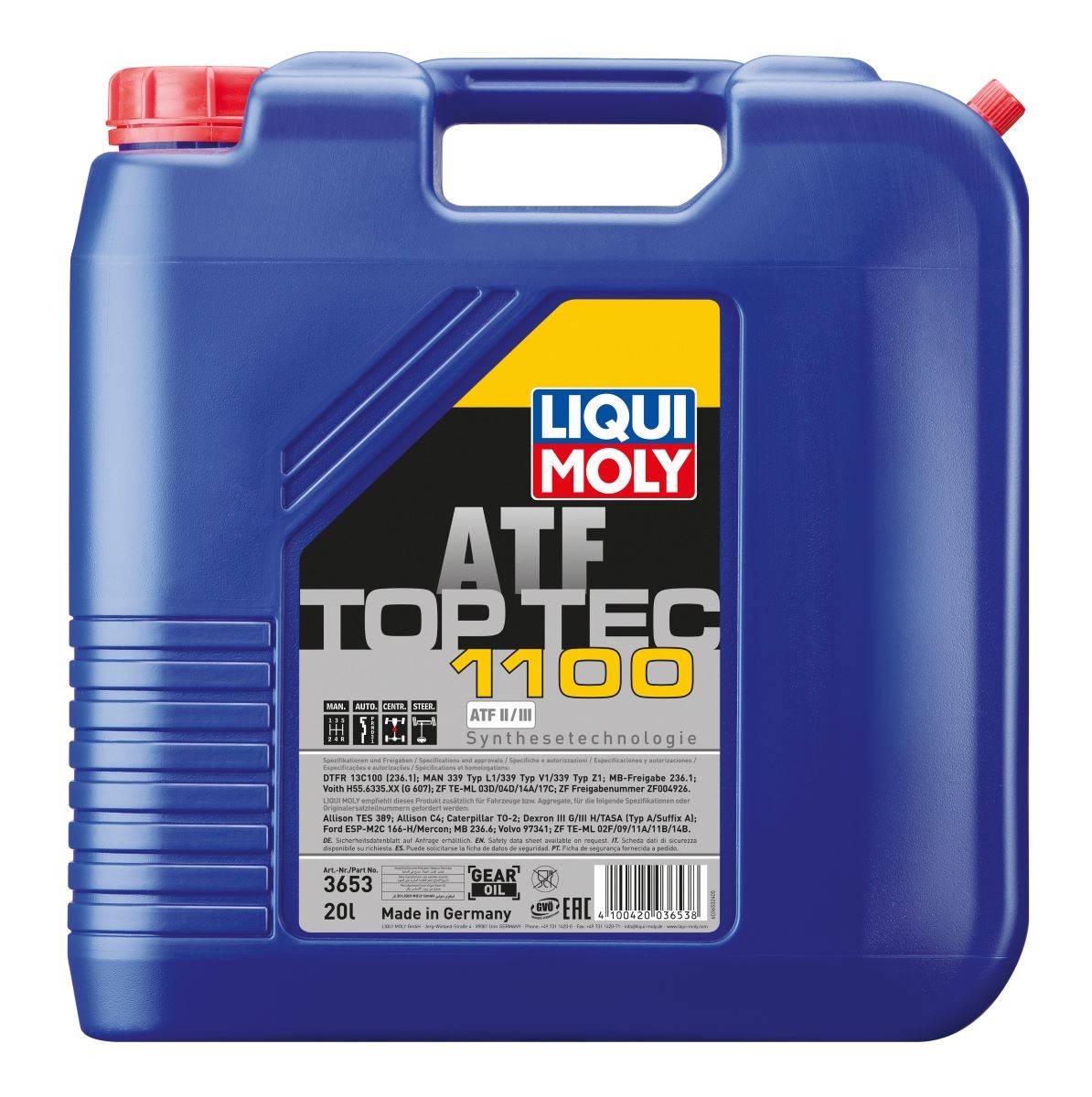 LIQUI MOLY Automatic transmission fluid Top Tec, ATF 1100 Article number: 3653 cheaply