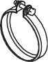 DINEX Clamp, exhaust system Article number: 28850 cheaply