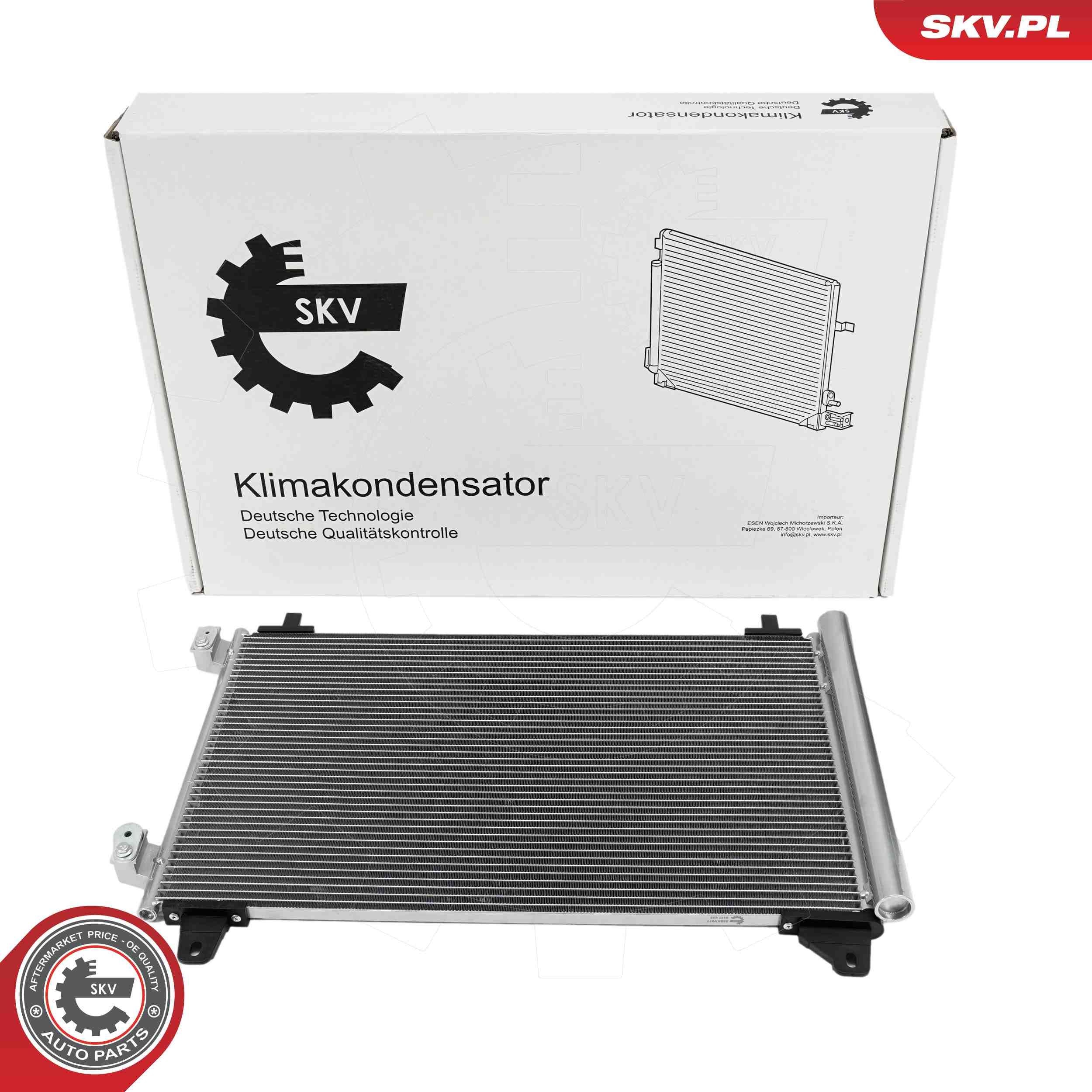 ESEN SKV Air conditioning condenser Article number: 86SKV077 cheaply