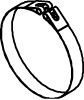 DINEX Holdering, udstødning Varenummer: 80924 billige