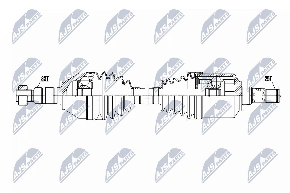NTY Drive shaft Article number: NPW-FT-099 cheaply