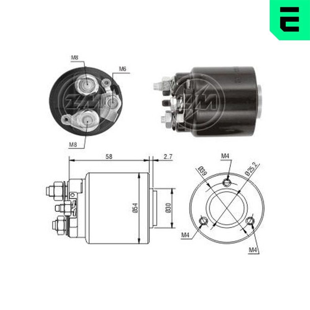 ERA Starter solenoid Article number: ZM591 cheaply
