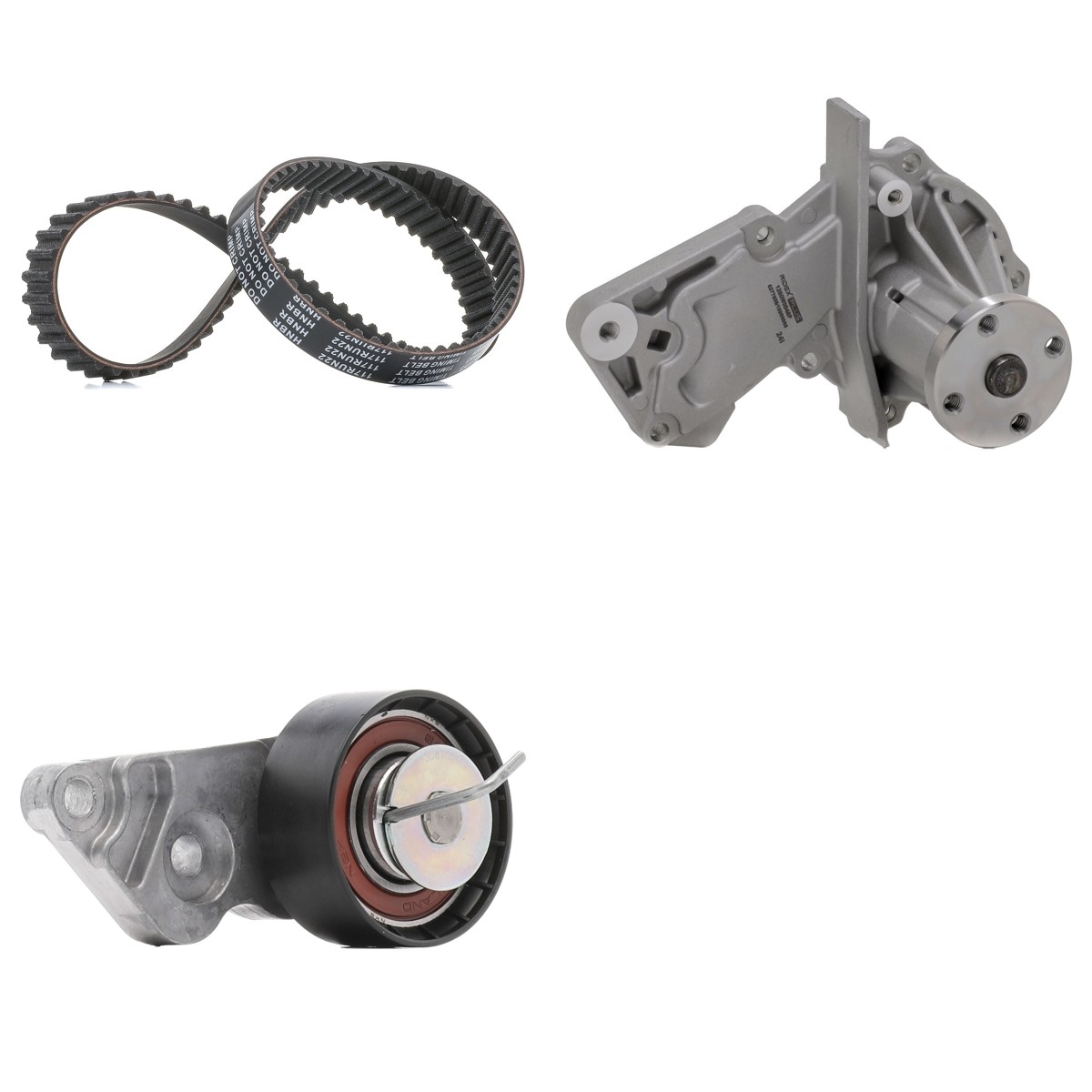 RIDEX PLUS Water pump and timing belt kit Article number: 3096W0405P cheaply