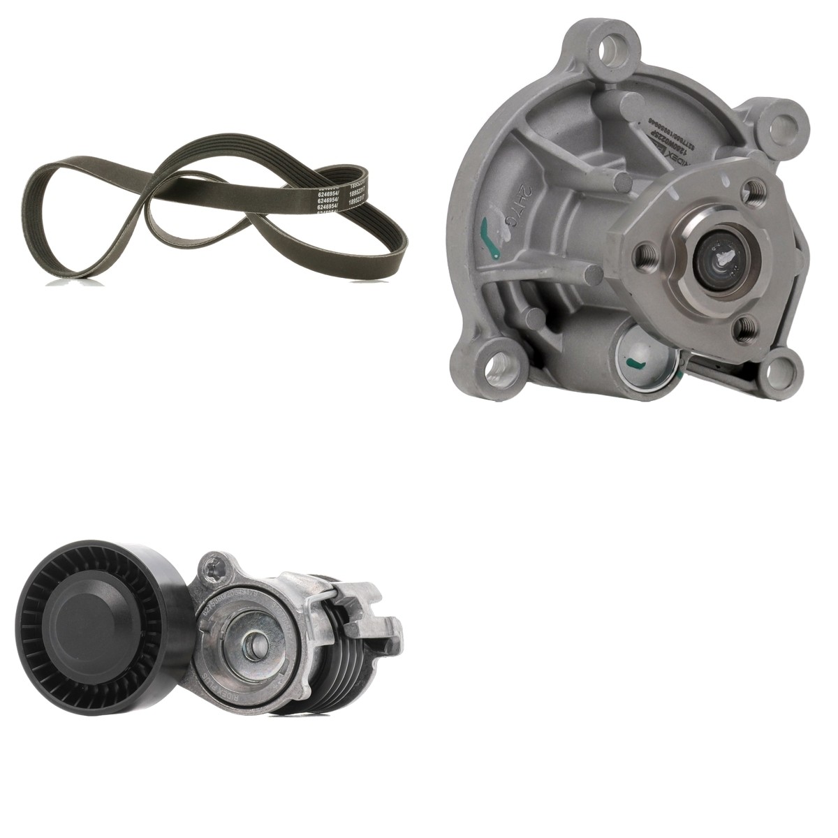 RIDEX PLUS Vandpumpe + kileremssæt Varenummer: 4172P0131P billige