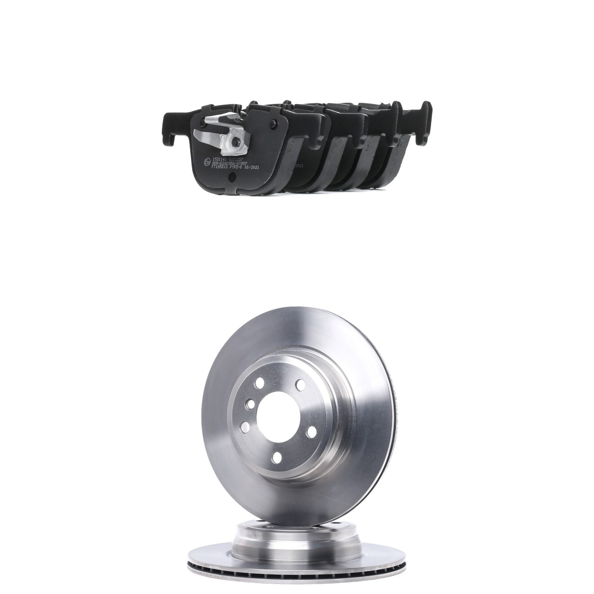 RIDEX Brake discs and pads set Article number: 3405B3450 cheaply