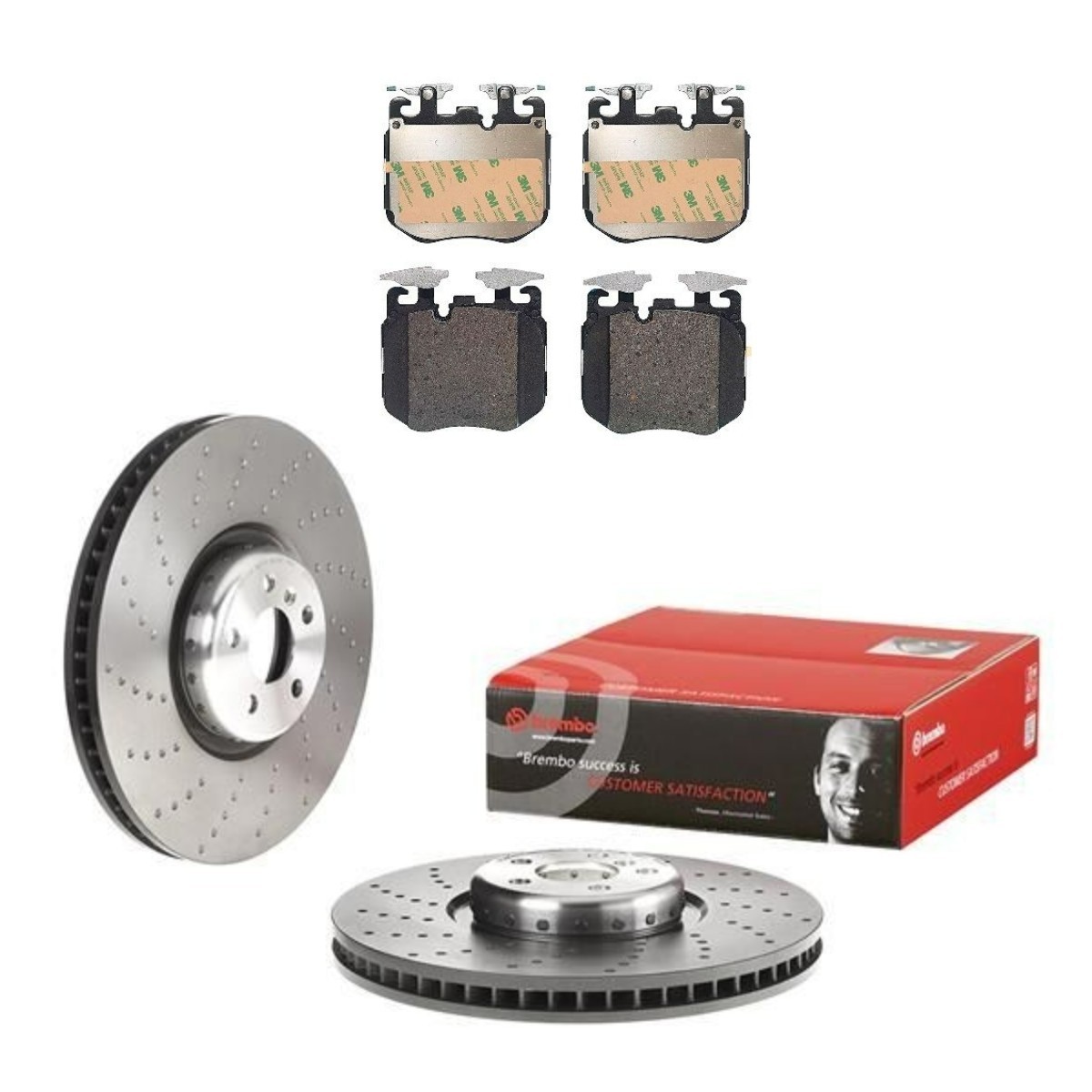 BREMBO Brake discs and pads set Article number: BRB3405N0532 cheaply