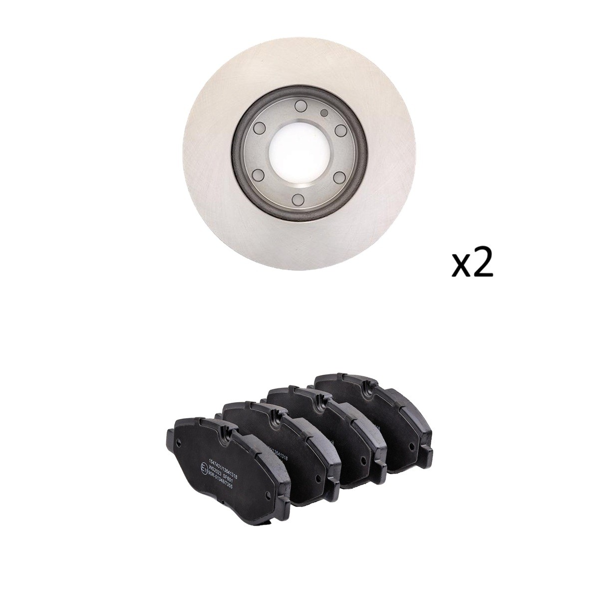 RIDEX Brake discs and pads set Article number: 3405B3489 cheaply