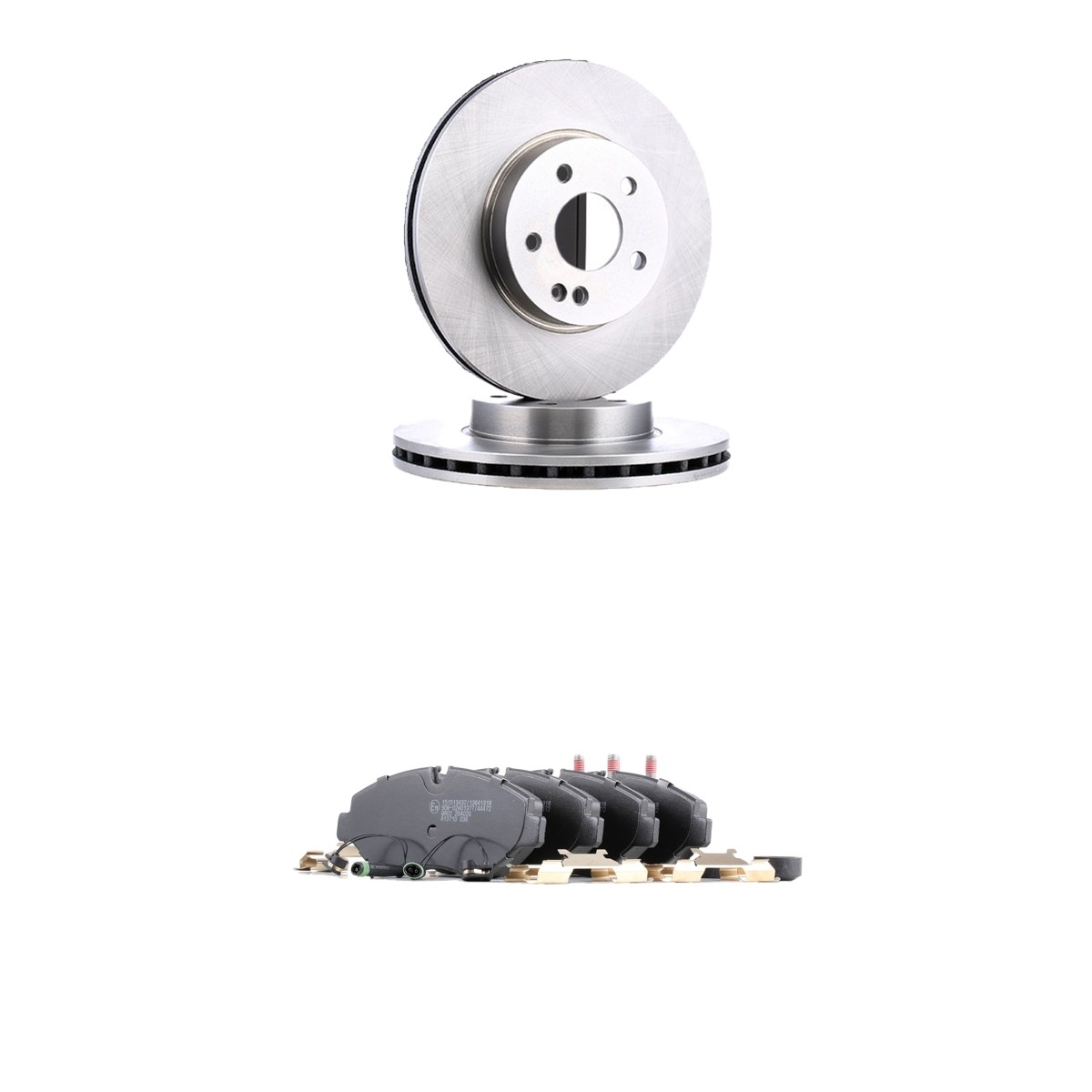 RIDEX Brake discs and pads set Article number: 3405B3498 cheaply