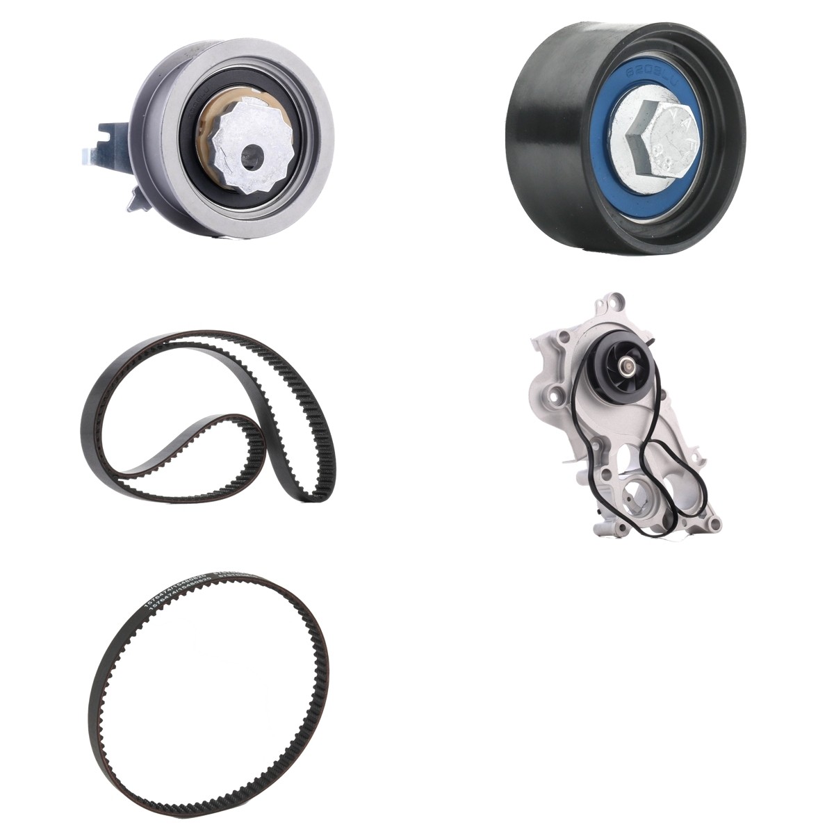 RIDEX Water pump and timing belt kit Article number: 3096W0738 cheaply
