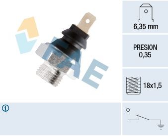 FAE Oil Pressure Switch Article number: 11620 cheaply
