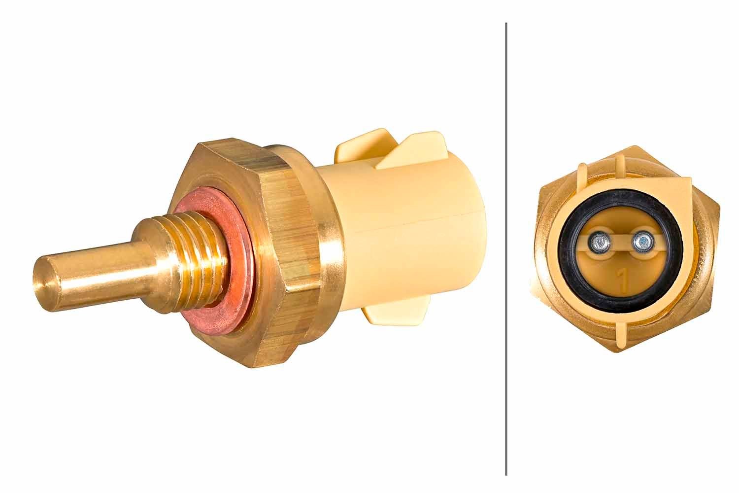 HELLA Sensor, coolant temperature Article number: 6PT 358 385-021 cheaply