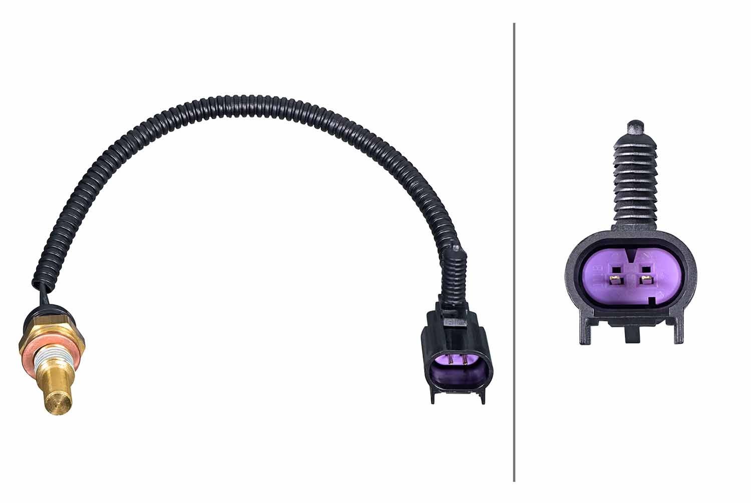 HELLA Sensor, coolant temperature Article number: 6PT 358 385-291 cheaply