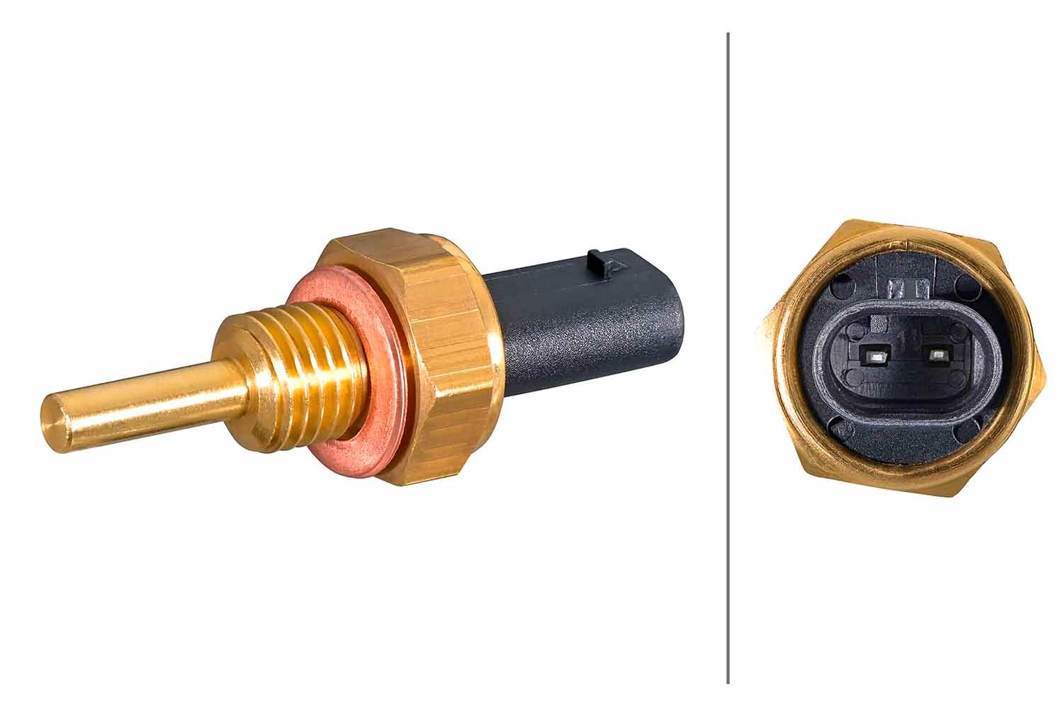 HELLA Sensor, coolant temperature Article number: 6PT 358 385-441 cheaply