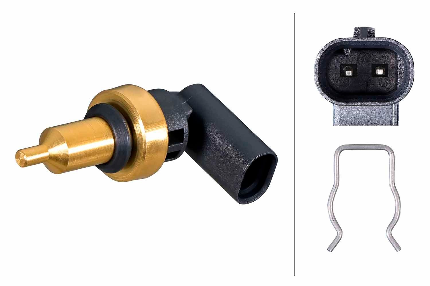 HELLA Sensor, coolant temperature Article number: 6PT 358 385-571 cheaply