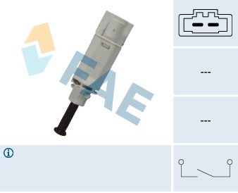 FAE 24771 Switch, clutch control (cruise control) BORA 2.3 V5 4motion 170 PS Petrol 2005