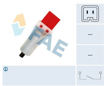 FAE Switch, clutch control (cruise control) Article number: 24884 cheaply