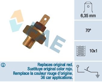 FAE Temperature Switch, coolant warning lamp Article number: 35660 cheaply