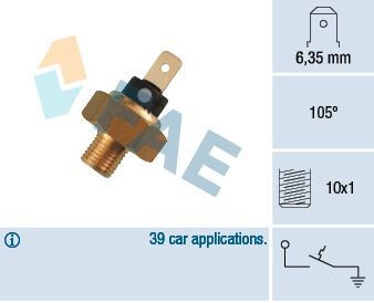 FAE Temperature Switch, coolant warning lamp Article number: 35820 cheaply