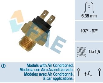 FAE Temperature Switch, radiator fan Article number: 36030 cheaply