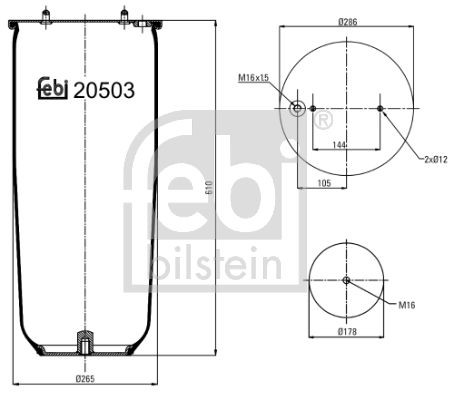 FEBI BILSTEIN Oil Pressure Switch Article number: 197067 cheaply