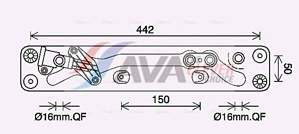 AVA COOLING SYSTEMS AC expansion valve Article number: AL1025 cheaply