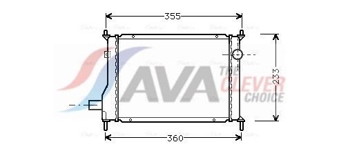 AVA COOLING SYSTEMS Engine radiator Article number: AU2133 cheaply