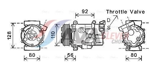 AVA COOLING SYSTEMS Køleventilator Varenummer: BW7504 billige