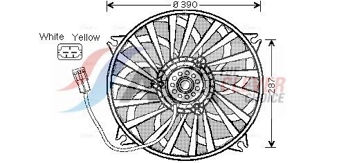 AVA COOLING SYSTEMS Køleventilator Varenummer: CN7526 billige