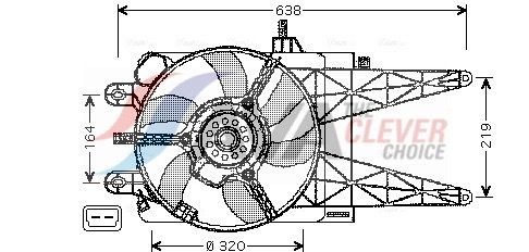 AVA COOLING SYSTEMS Kondensaator, kliimaseade Artikli number: CR5021 soodsalt
