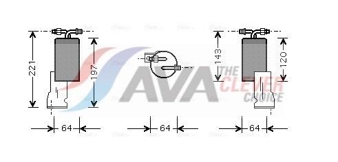 AVA COOLING SYSTEMS Kuivati, kliimaseade Artikli number: CRD066 soodsalt